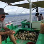 Deep sea fishing with some locals on Boracay